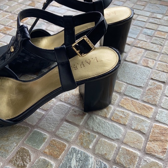 Ralph Lauren leather block heel - Picture 7 of 7